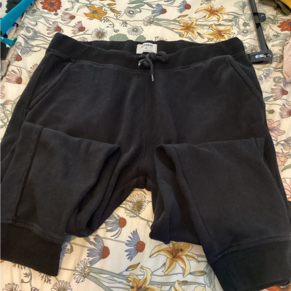 Old Navy Black Sweatpants Cozy Fit Essential